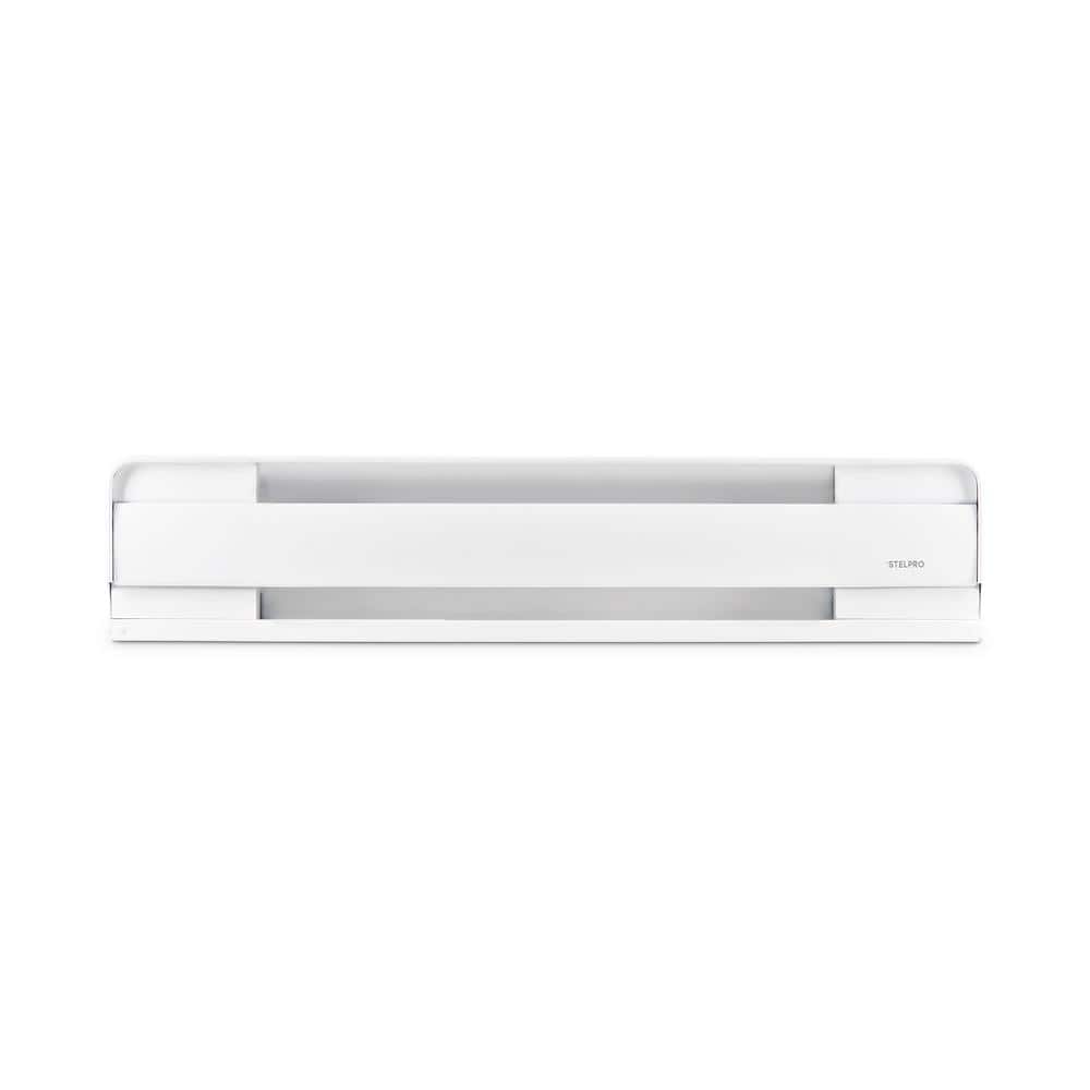 27.875 in. 240/208-Volt 500/375-Watt Electric Baseboard Heater in White - Hercitys
