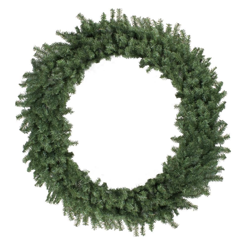 5 ft. Unlit Canadian Pine Artificial Christmas Wreath - Hercitys