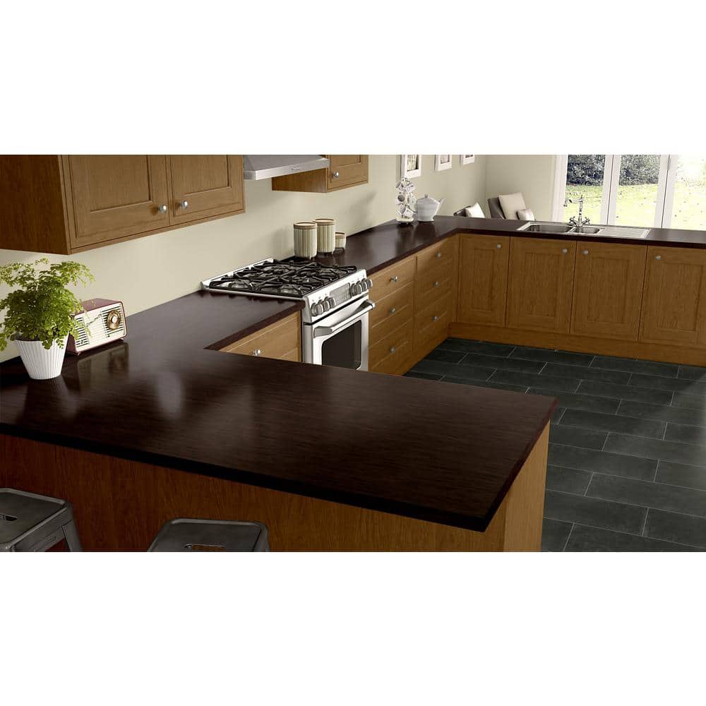 5 ft. x 12 ft. Laminate Sheet in Figured Mahogany with Premium FineGrain Finish - Hercitys