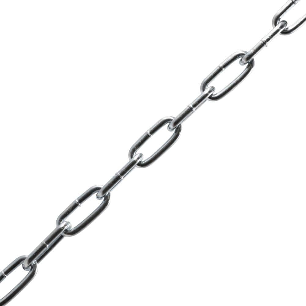 #2 x 1 ft. Zinc Plated Straight Link Chain - Hercitys