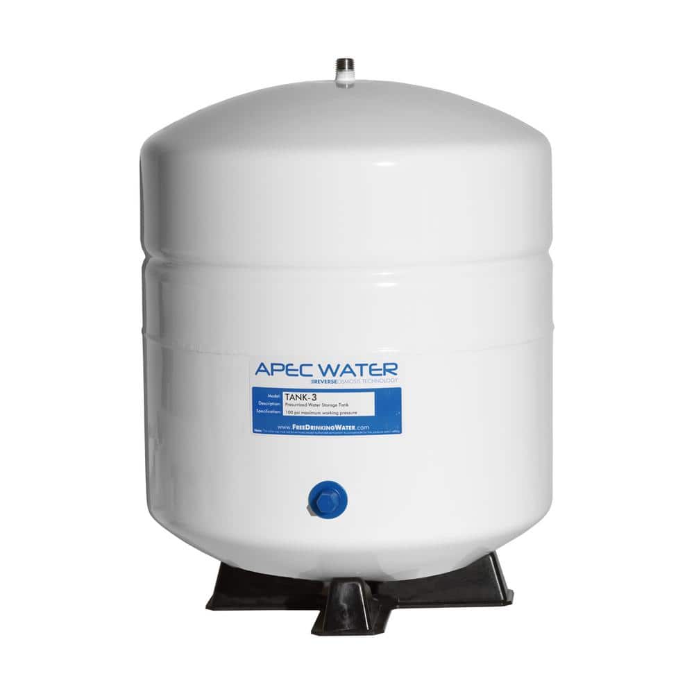 3 Gal. Pre-Pressurized Residential Reverse Osmosis Drinking Water Storage Tank - Hercitys