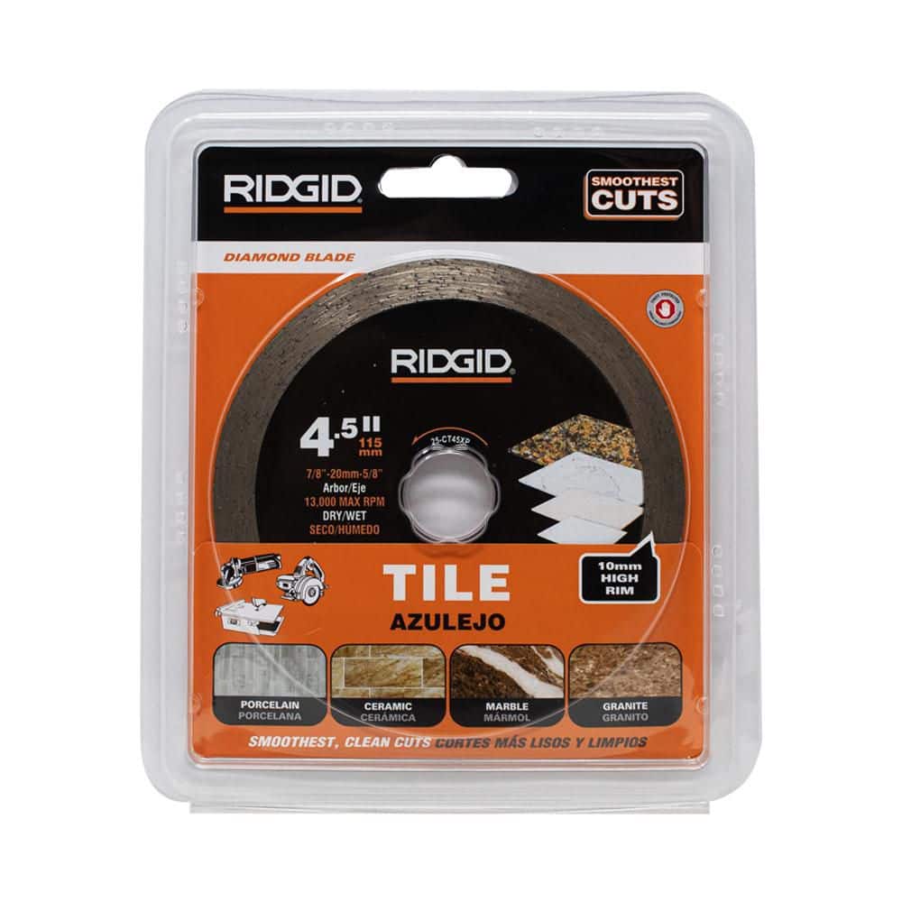 4.5 in. Tile Continuous Rim Diamond Saw Blade - Hercitys