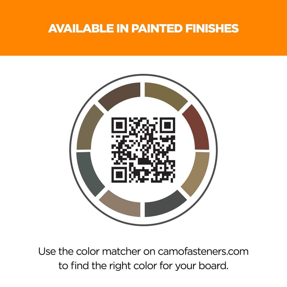 #10 2-3/4 in. Black Star Drive Trim Head Composite Deck Screw (350-Count) - Hercitys