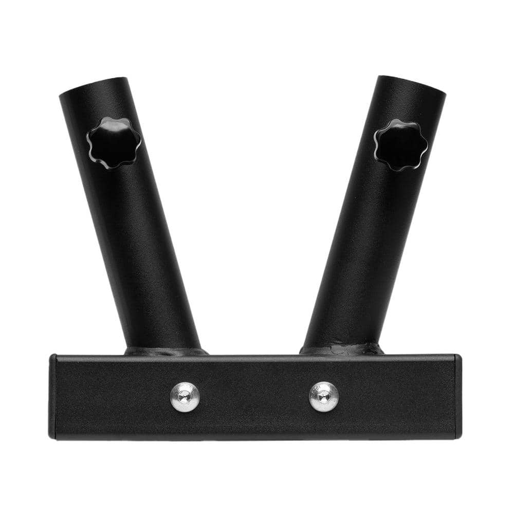 2 in. Universal Hitch Mount Double-Flag Pole Holder - Hercitys