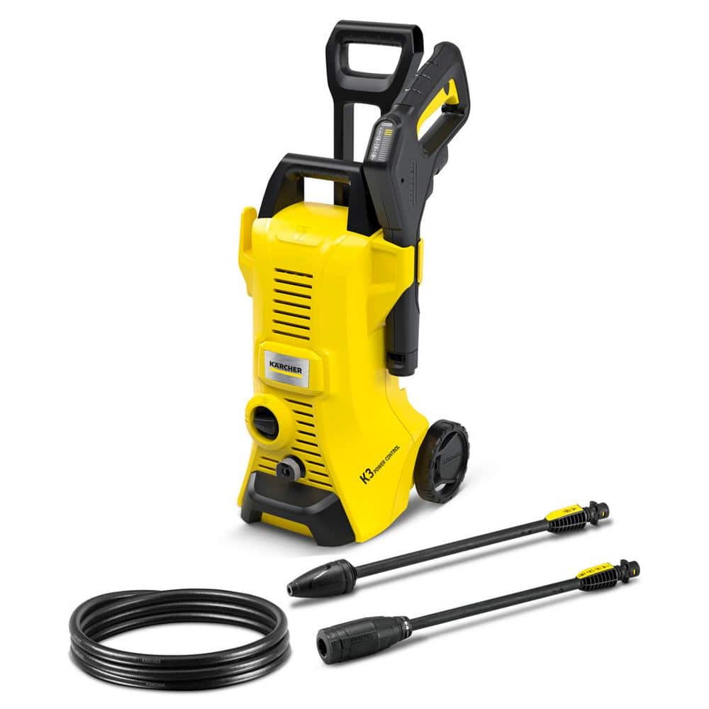 2100 Max PSI 1.45 GPM K 3 Power Control Cold Water Corded Electric Pressure Washer and Vario and DirtBlaster Spray Wands - Hercitys