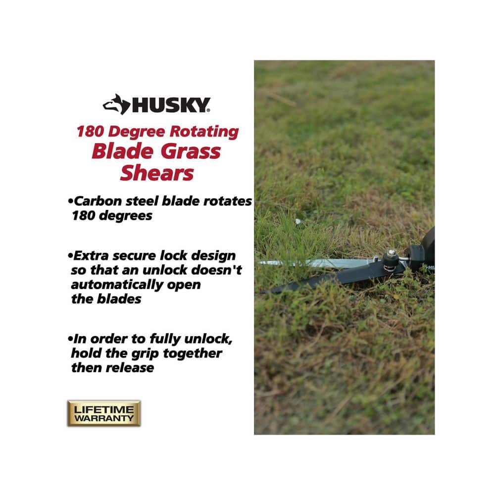 5 in. 180 Degree Rotating Blade Grass Shears - Hercitys