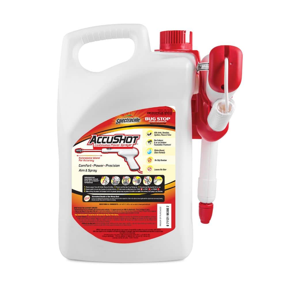 1.3 gal. Bug Stop Home Barrier with AccuShot Sprayer Insect Killer - Hercitys