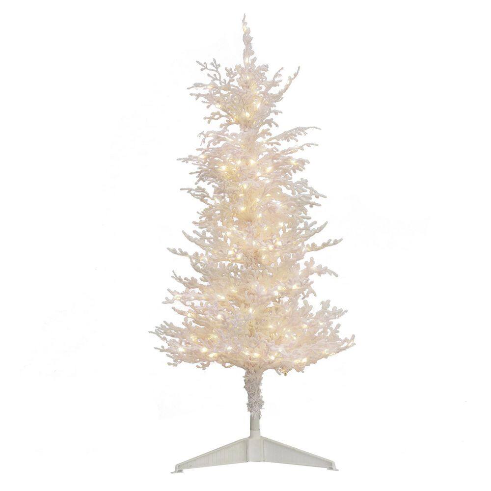 4 ft. HGTV Home Collection Pre-Lit Christmas by the Sea Coral Artificial Christmas Tree - Hercitys