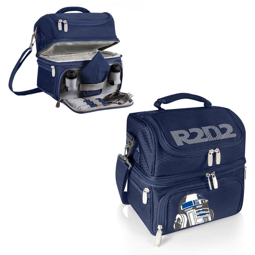 3 Qt. 8-Can R2-D2 Pranzo Lunch Tote Cooler in Navy - Hercitys