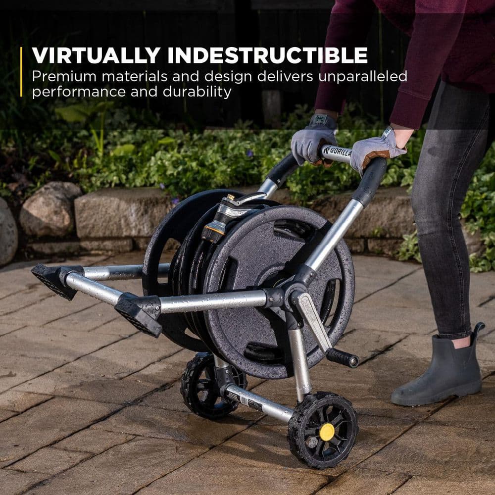 175 ft. Aluminum Zero Rust Mobile Hose Reel - Hercitys