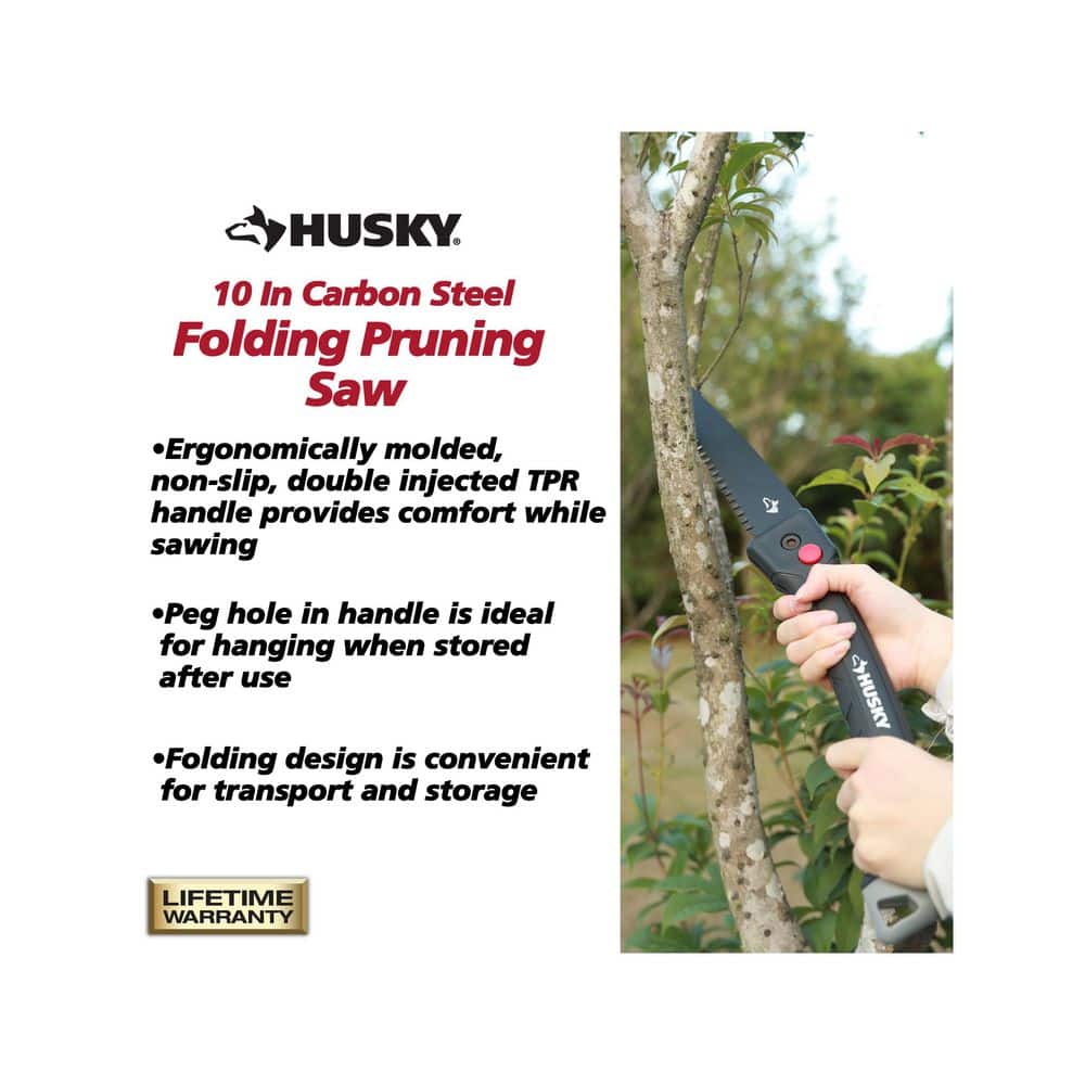 10 in. Carbon Steel Blade Folding Pruning Saw - Hercitys