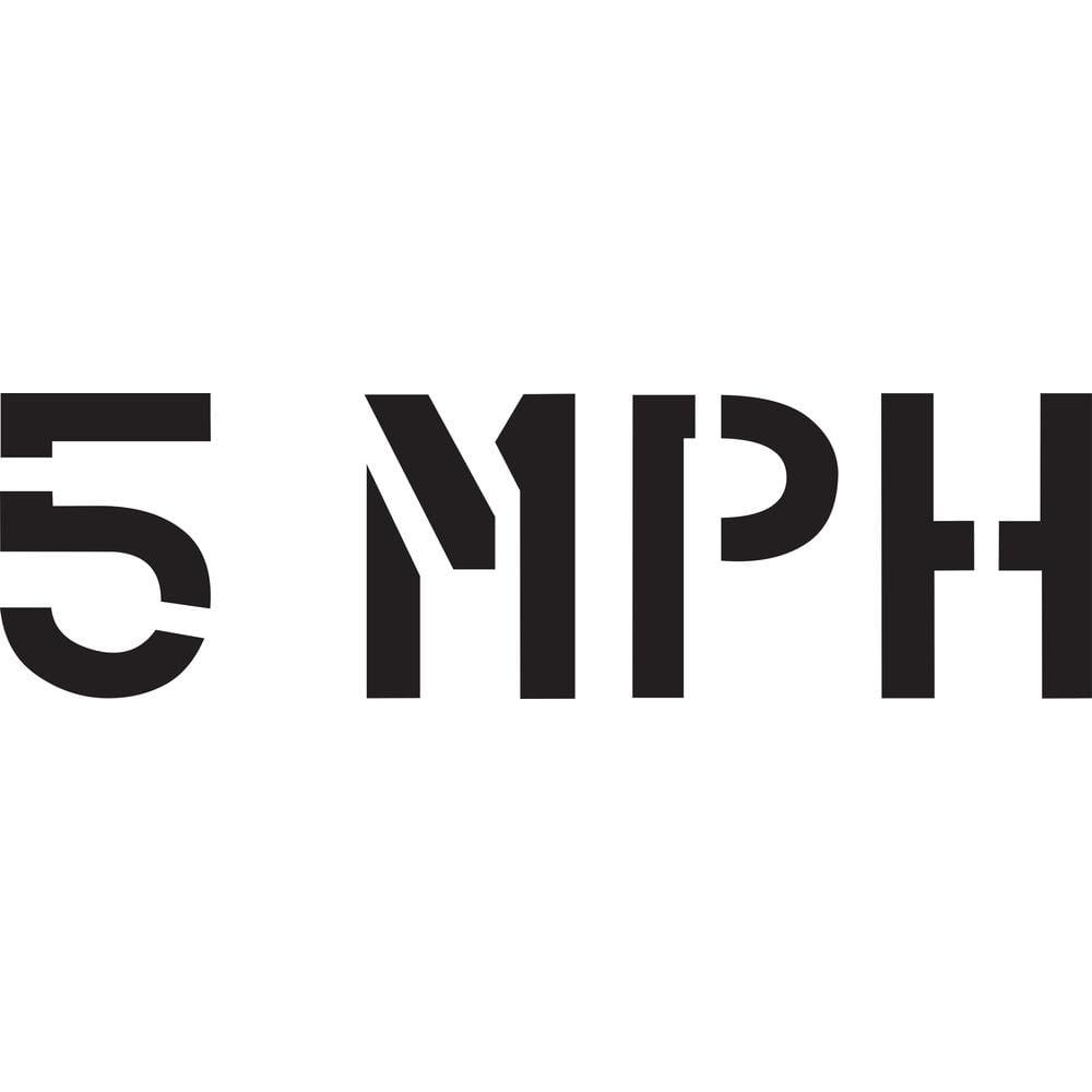 24 in. 5 MPH Stencil - Hercitys
