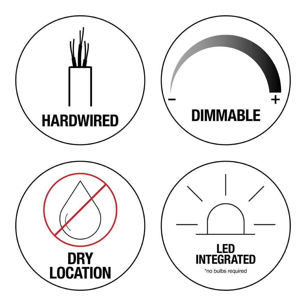 13 in. White Selectable LED Flush Mount - Hercitys