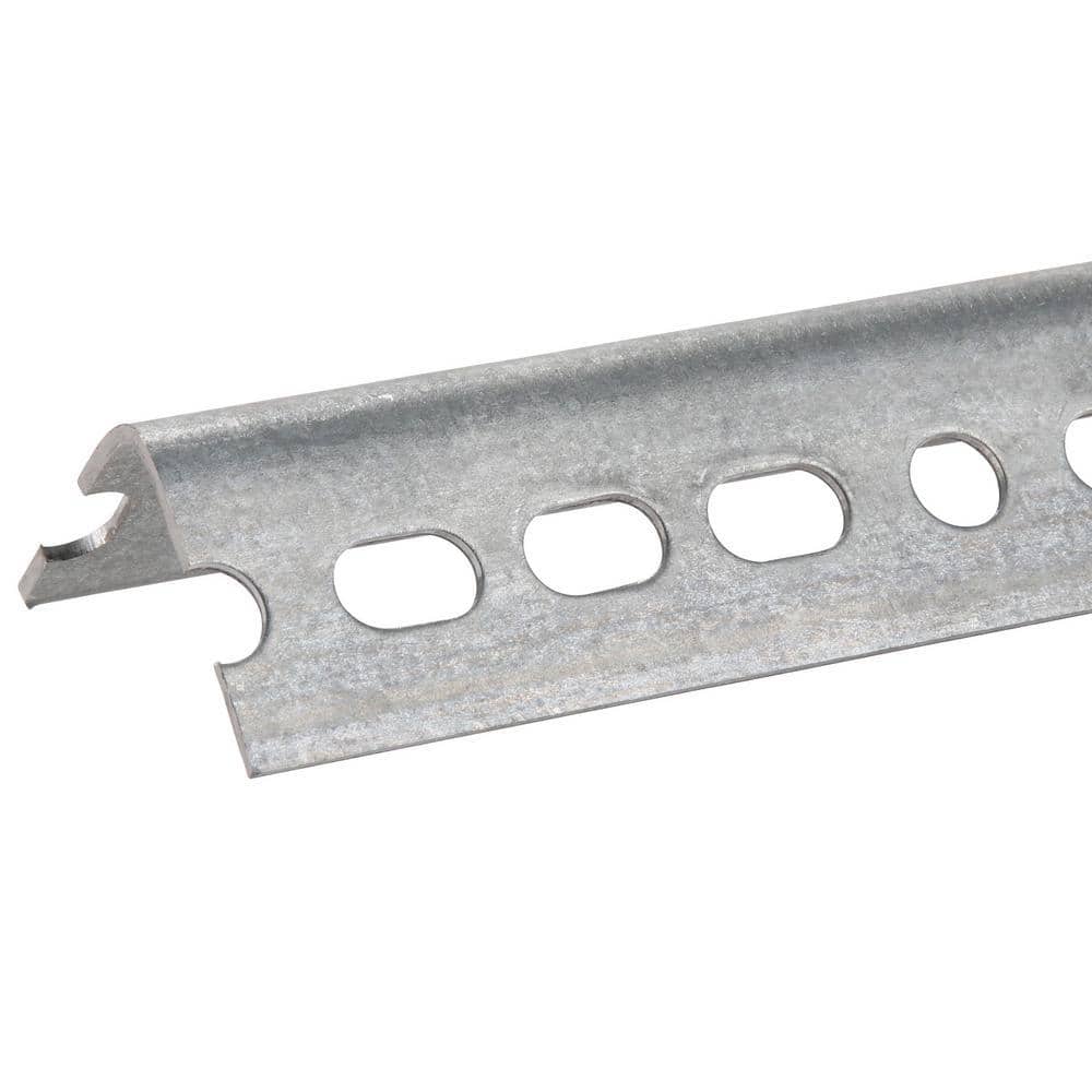 1-1/2 in. x 3 ft. – 14 Gauge Thick Zinc Plated Slotted Steel Angle - Hercitys