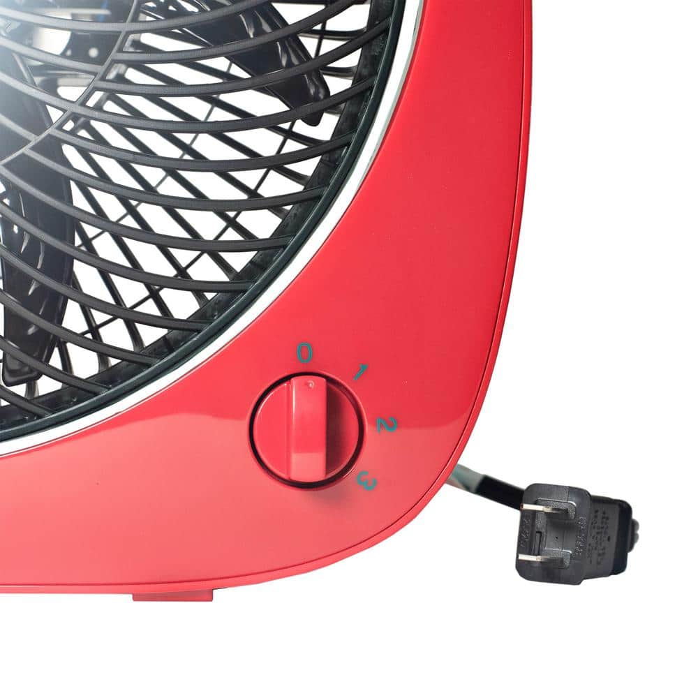 10 in. 3-Speed Turbo Table Fan with Rotary Control - Hercitys