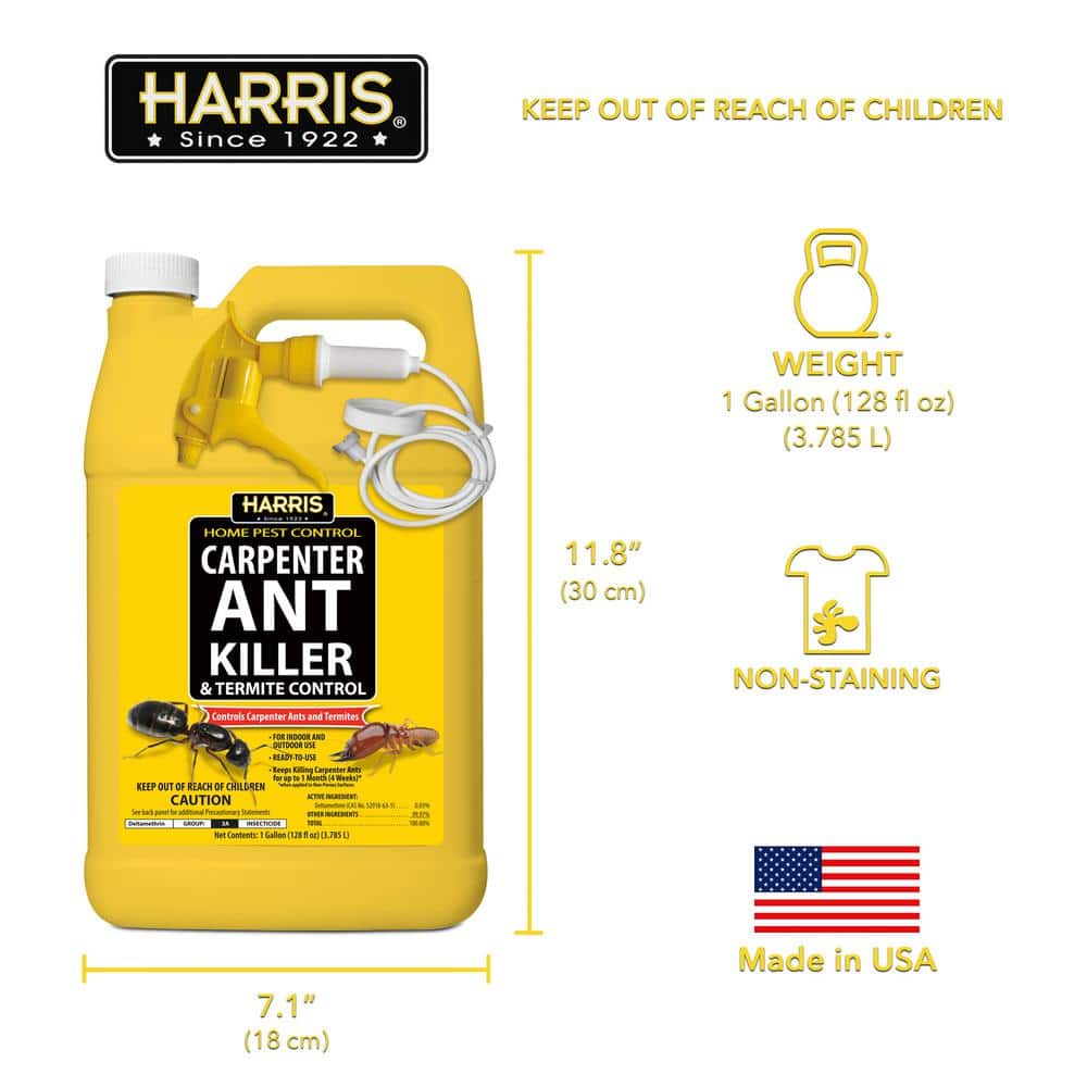 128 oz. Carpenter Ant Killer and Termite Control Treatment Spray (2-Pack) - Hercitys