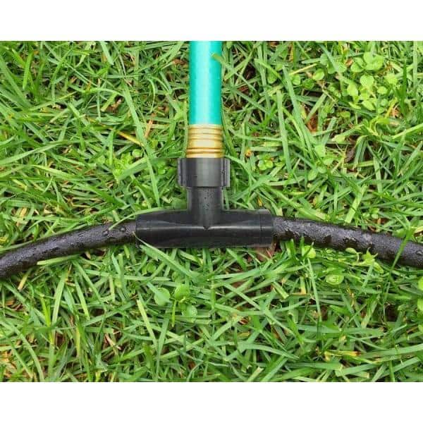 3/8 in. Dia x 100 ft. 20-Piece Garden Soaker Hose Kit - Hercitys