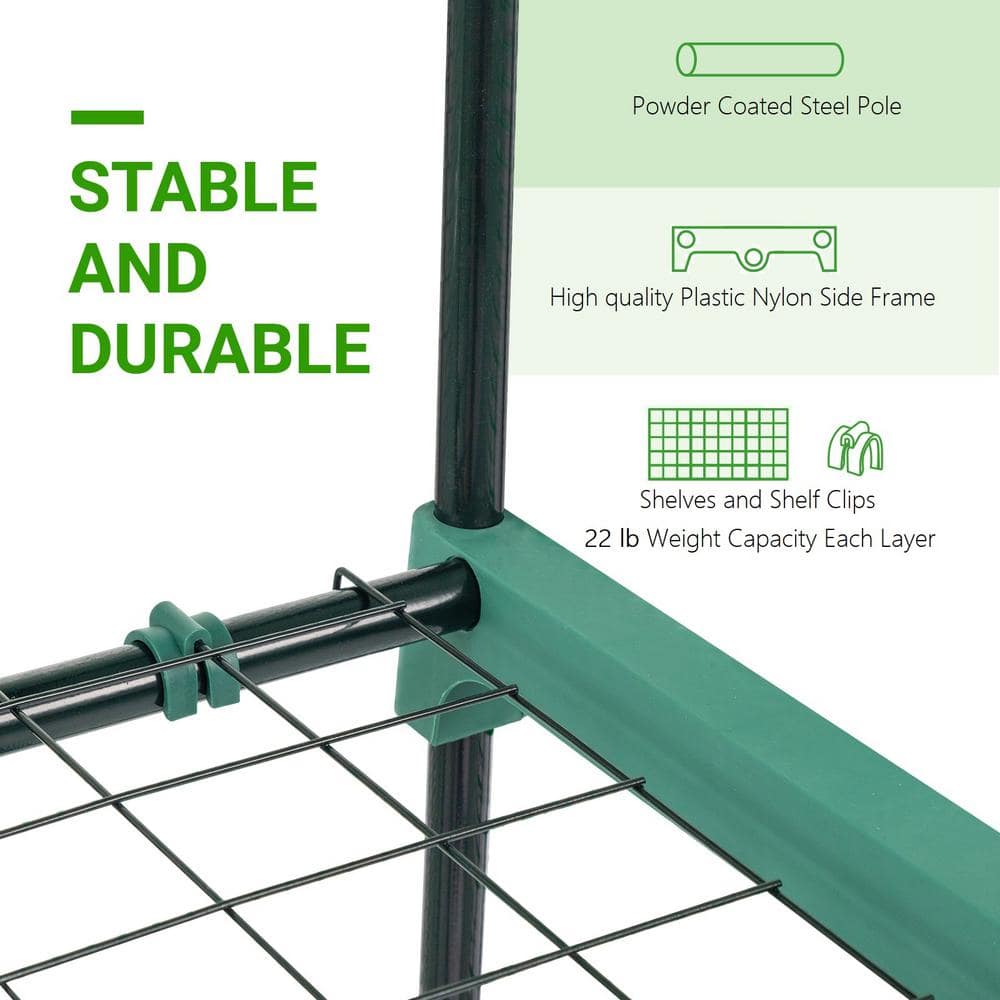 27 in. x 19 in. x 63 in. Greenhouse - Hercitys
