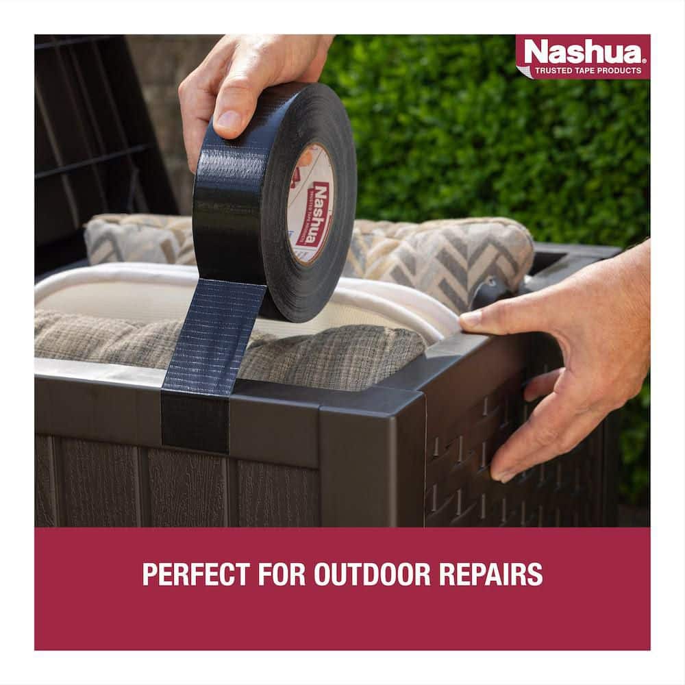 1.89 in. x 60 yd. 398 All-Weather HVAC Duct Tape in Black - Hercitys