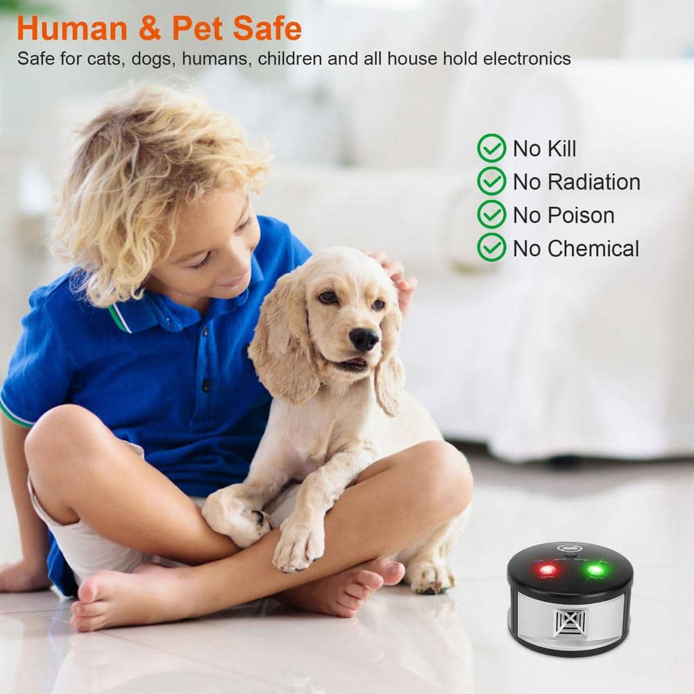 360-Degree Ultrasonic Pest Repeller Electronic Plug-in Pest Control Repellent Deterrent Mouse Chaser Blocker - Hercitys