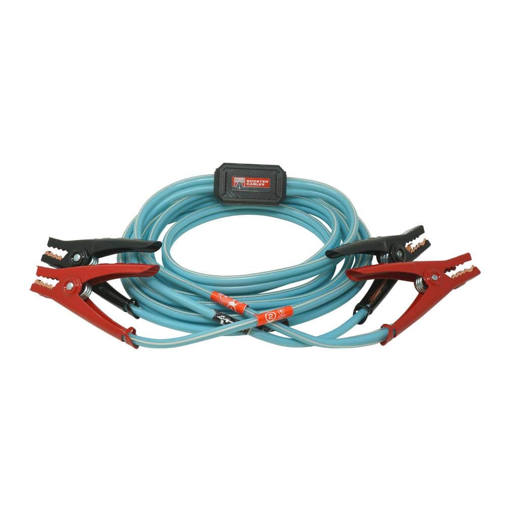 16 ft. 6-Gauge 180 Amp Blue Booster Cables - Hercitys
