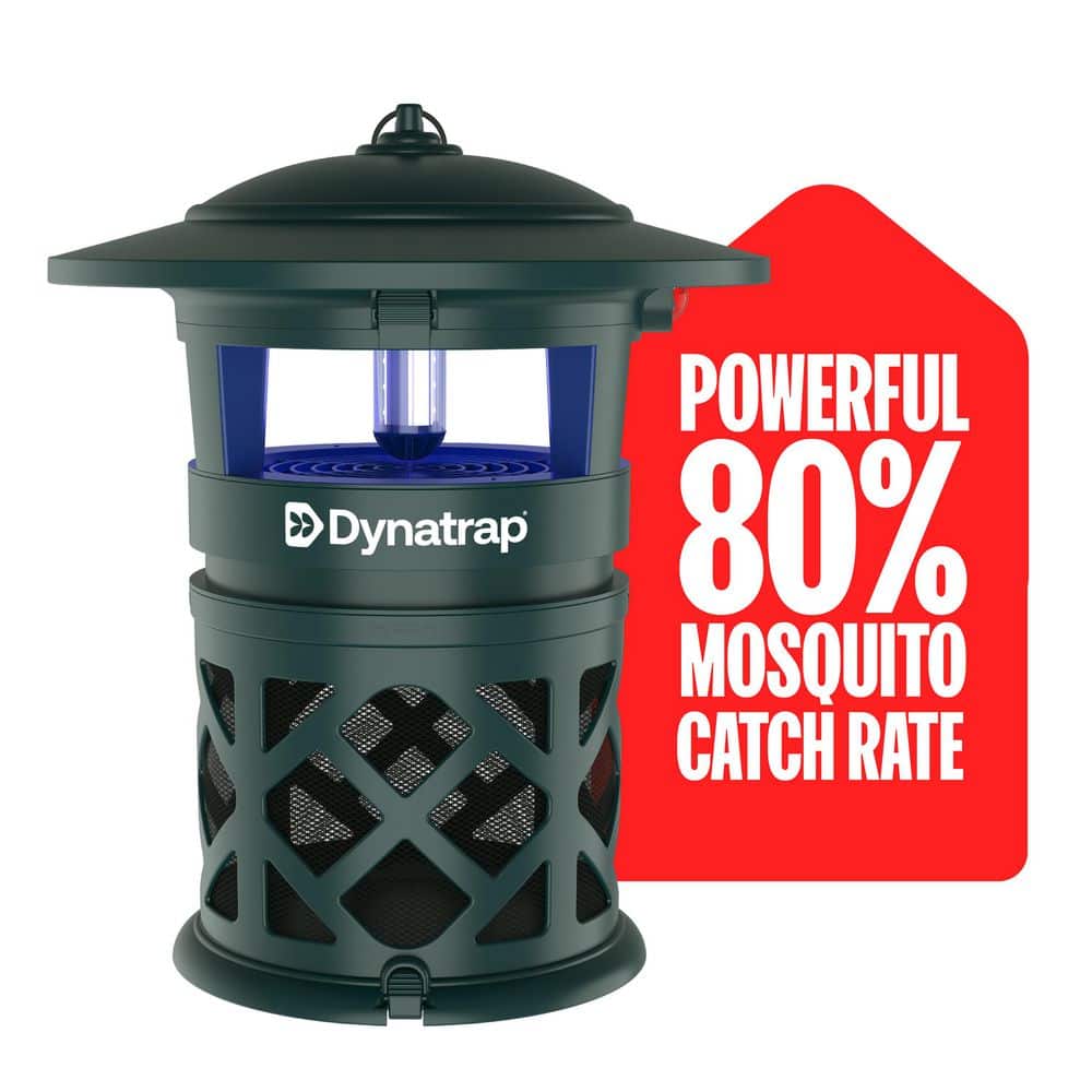 1 Acre LED Outdoor Insect Trap – Traps Mosquitoes, Flies, Moths, & Other Flying Insects – Bug Zapper Alternative – Green - Hercitys