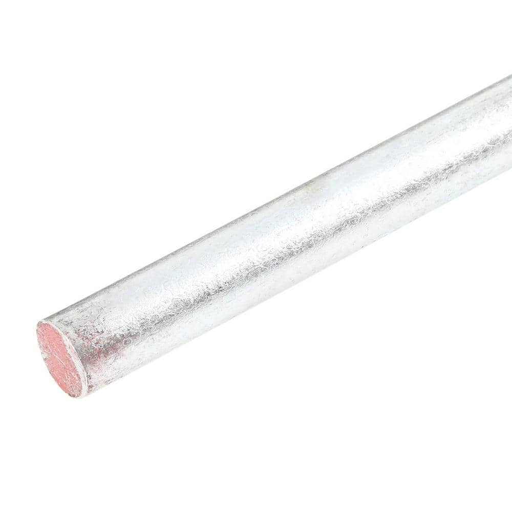 5/8 in. x 3 ft. Zinc Plated Steel Solid Round Rod - Hercitys
