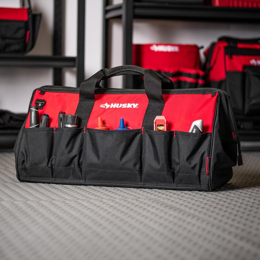 24 in. 16 Pocket Zippered Tool Bag - Hercitys