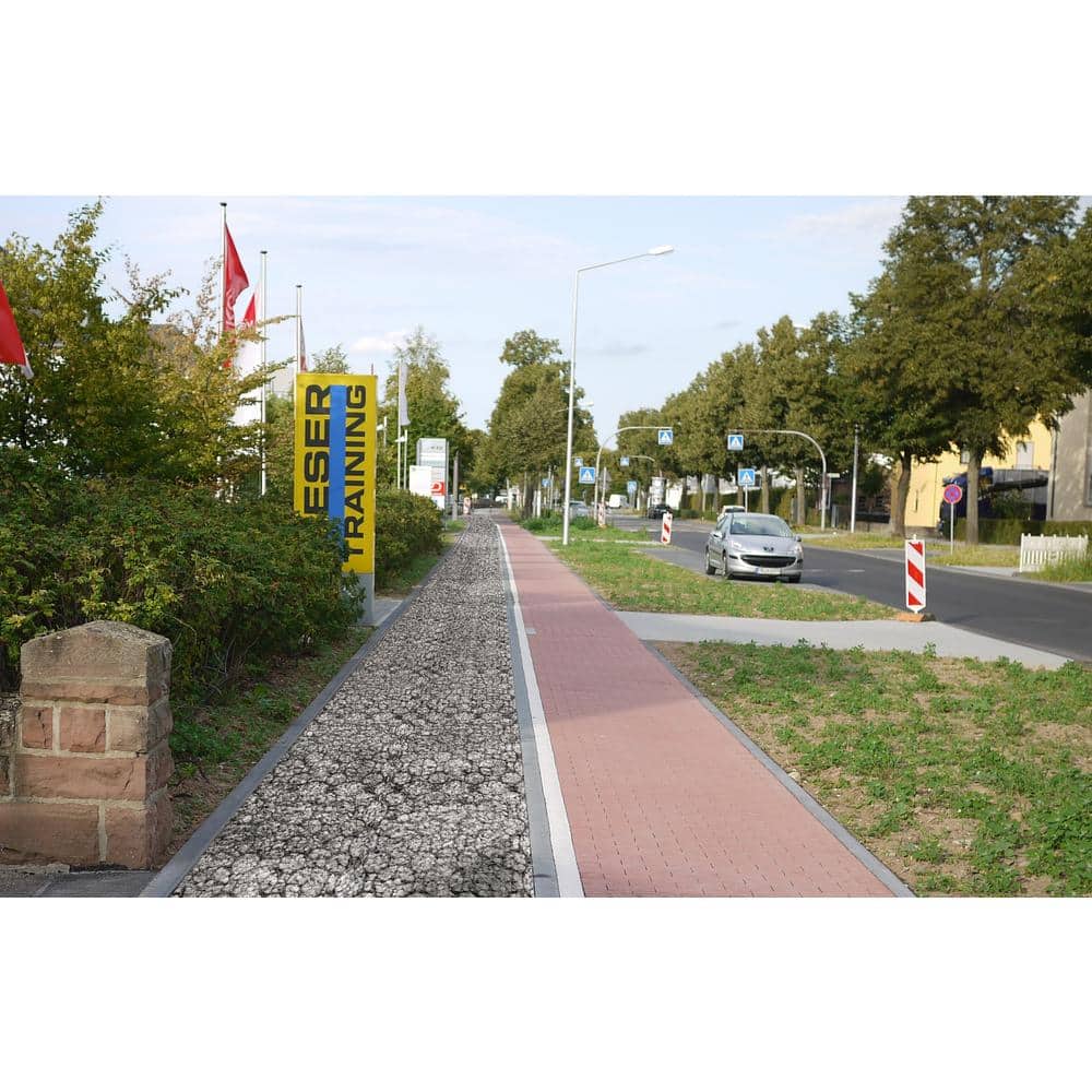 22 in. x 22 in. x 1 in. Black Slim Grid Plastic Pavers (12-Pavers/40.5 sq. ft.) - Hercitys