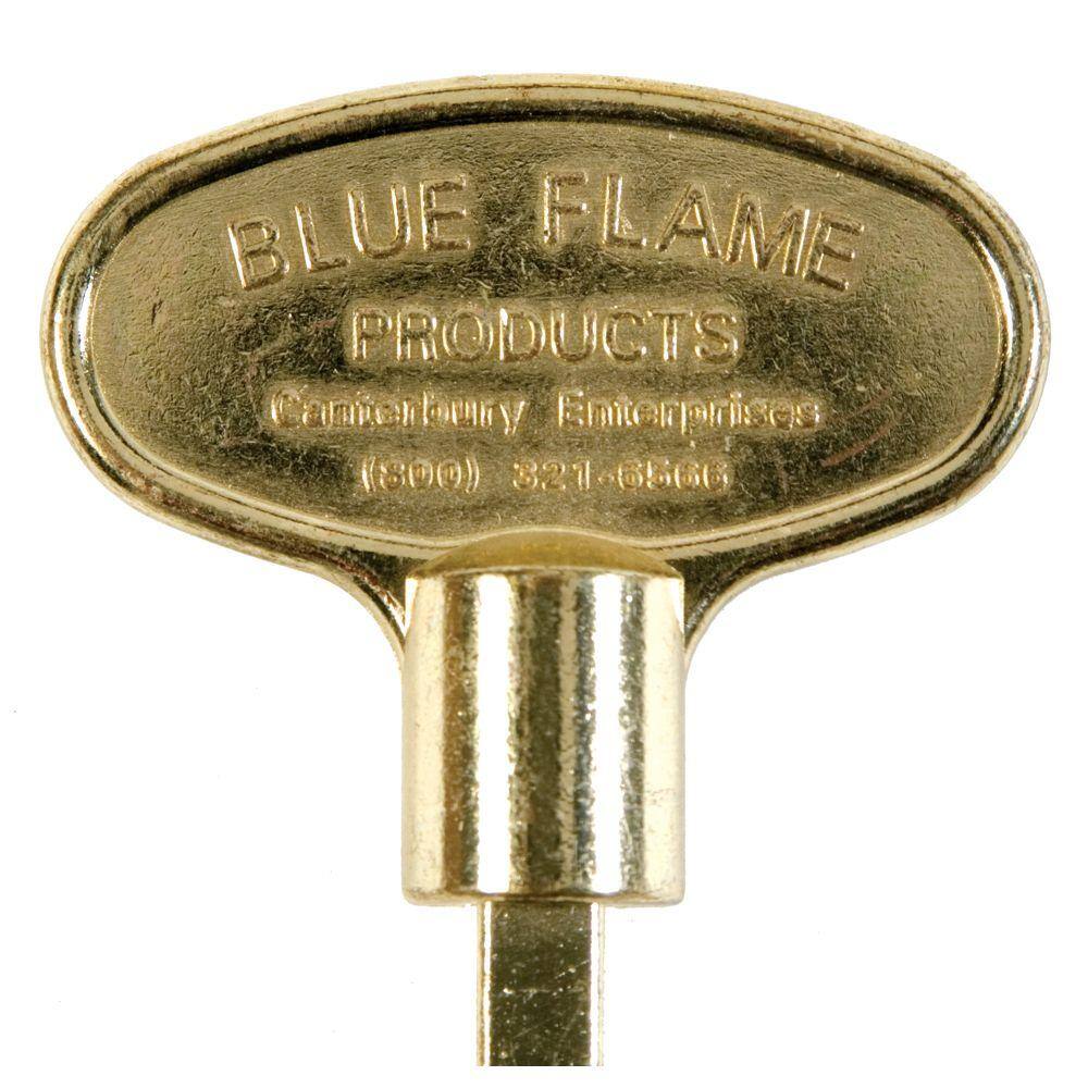 18 in. Universal Gas Valve Key in Polished Brass - Hercitys