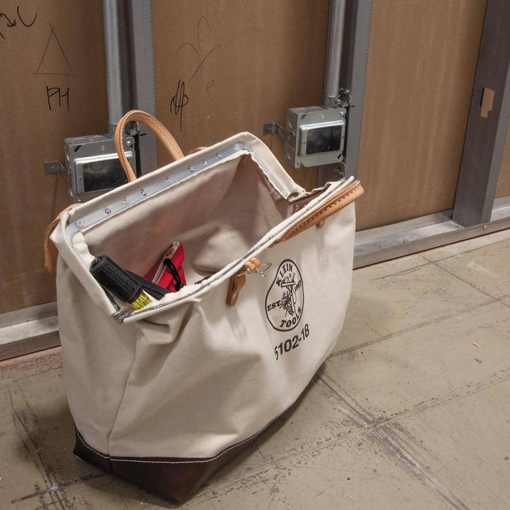 18 in. Canvas Tool Bag - Hercitys