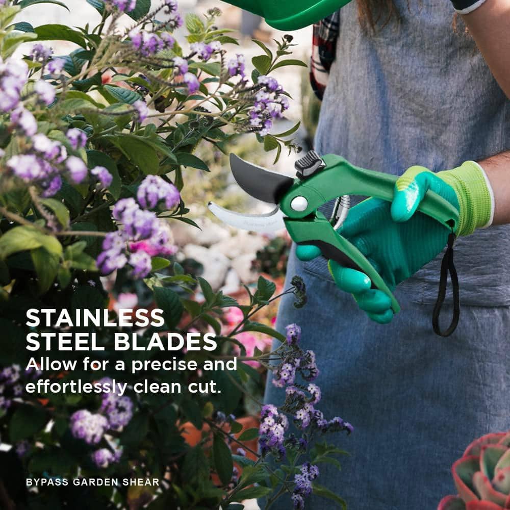 2.5 in. Pruning Shears Heavy-Duty Stainless Steel Bypass - Hercitys