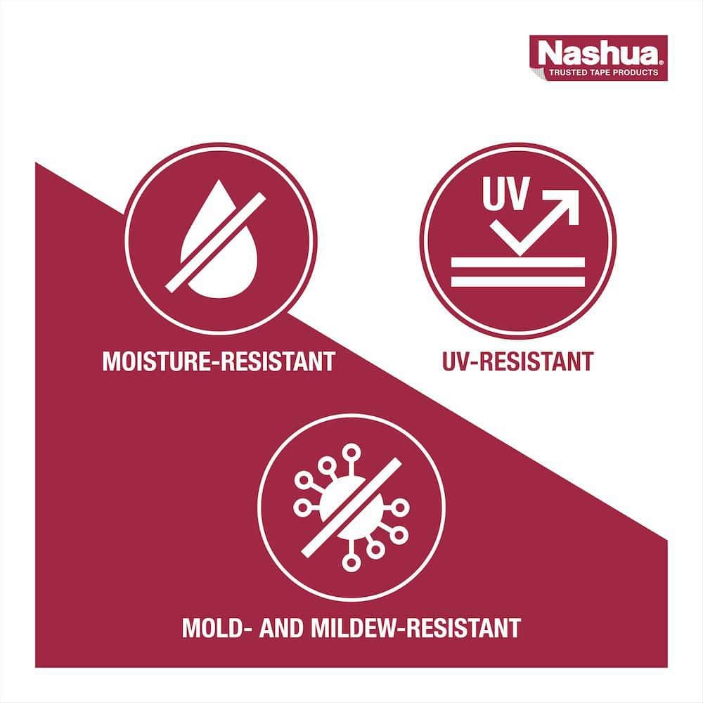 1.89 in. x 60 yd. 398 All-Weather HVAC Duct Tape in White - Hercitys