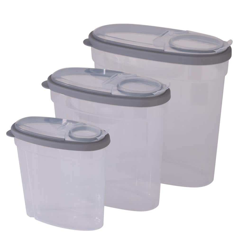 3 Pack Cereal Kitchen Storage Containers - Hercitys