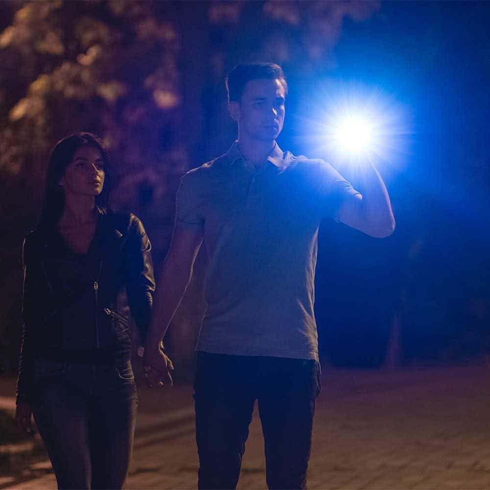 500 Lumens 3.8 in. Super Bright Pivot Head Rechargeable LED Flashlight with Magnetic Base and Clip (3-Pack) - Hercitys