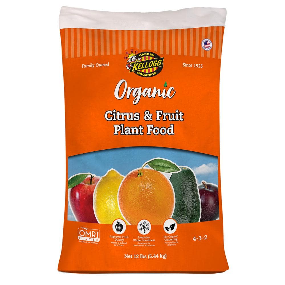 12.0 lbs. Organic Citrus and Fruit Plant Food, OMRI Listed - Hercitys