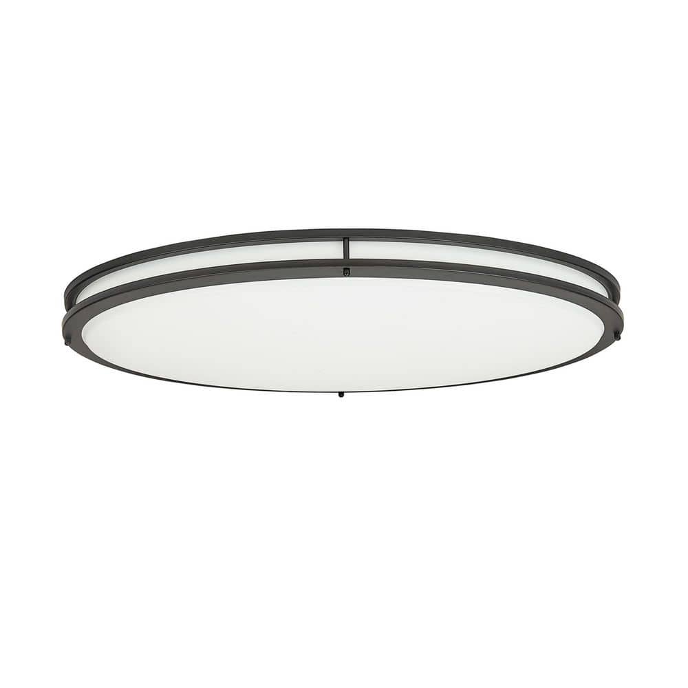 32.25 in. 1-Light Black LED Flush Mount - Hercitys