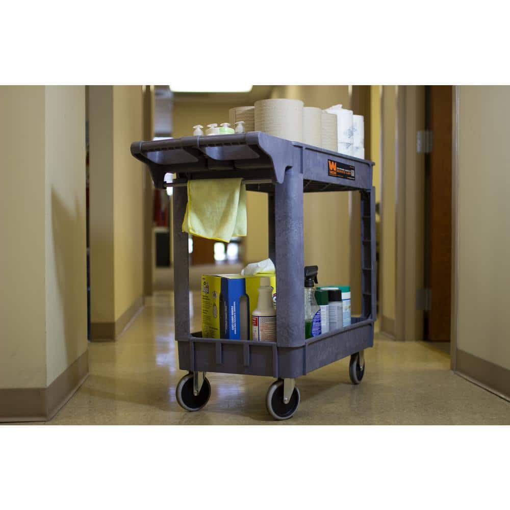 500-Pound Capacity 40 by 17 in. Service Utility Cart - Hercitys