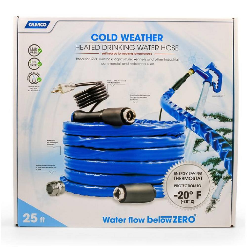 25 ft. Taste Pure Heated RV Drinking Hose - Hercitys