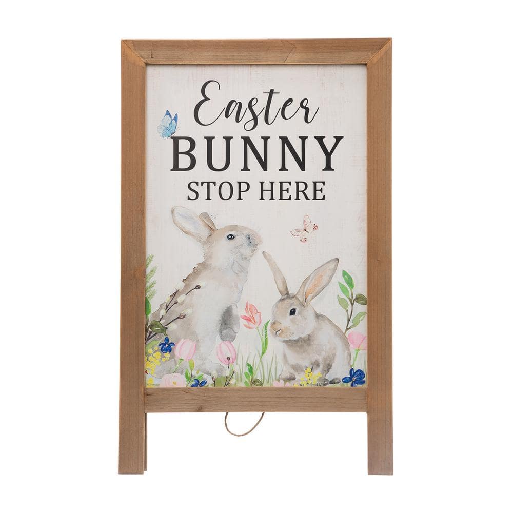 24 in. H Wooden Easter Porch Sign/Standing Decor - Hercitys
