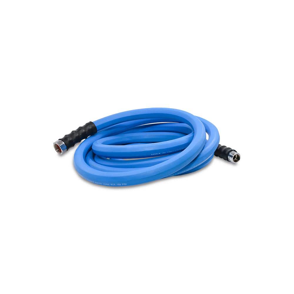 3/4 in. x 15 ft. Heavy Duty Premium Rubber Water Hose 2-Pack - Hercitys