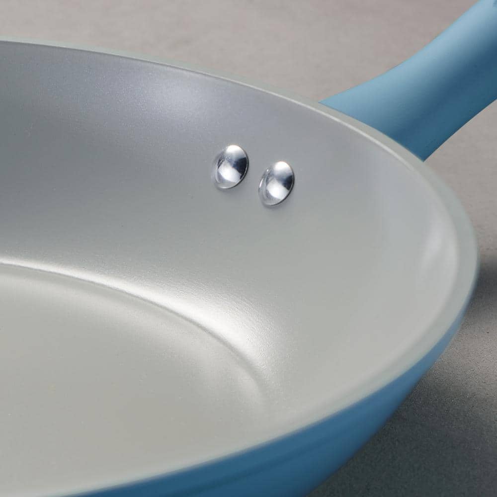 2-Piece Blue Aluminum Induction Frying Pan Set - Hercitys
