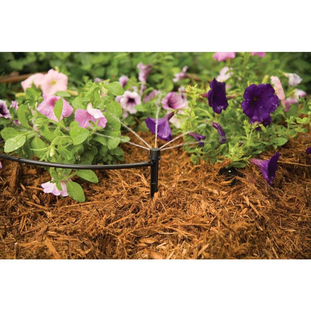 0-13 GPH Full Circle Pattern Micro Bubblers on Stake (20-Pack) - Hercitys