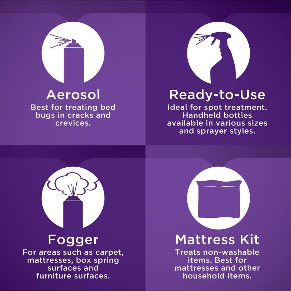 1 Gal. Ready-to-Use Bed Bug and Flea Killer Treatment with Egg Kill AccuShot Sprayer - Hercitys