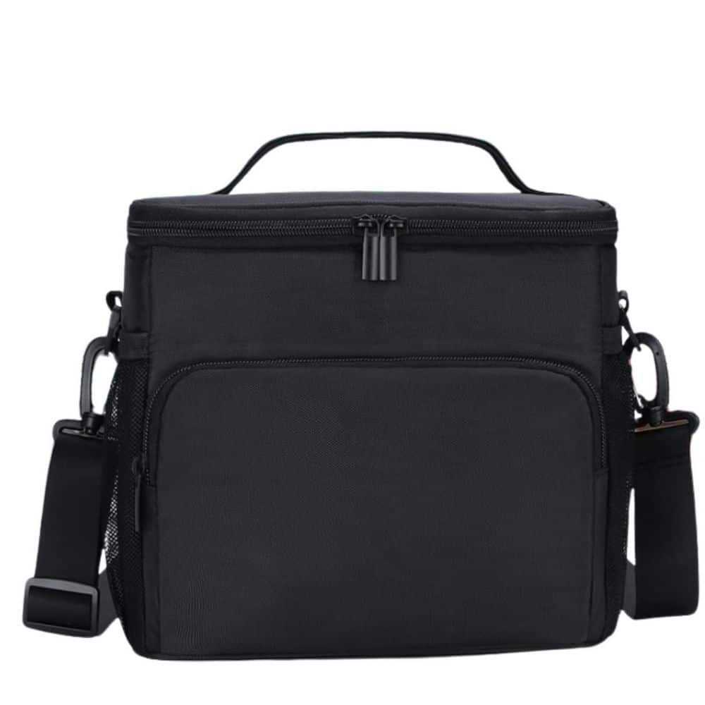 11 qt. 10L Insulated Leak Proof Lunch Box Bag Cooler with Food Grade Aluminum Lining and EPE Foam Insulation Black - Hercitys