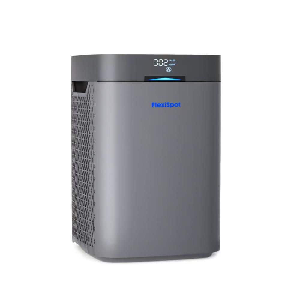 1104 sq. ft. 3-Speed H13 True HEPA Personal Air Purifier in Black with Air Quality Monitor, Timer, Ultra-Quiet - Hercitys