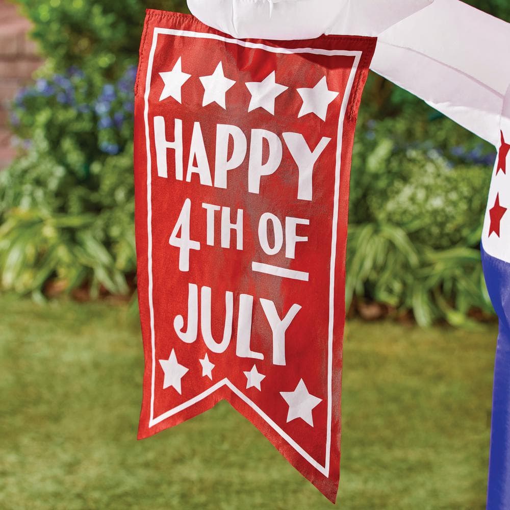 3.5FT Patriotic Mickey with Banner Inflatable - Hercitys