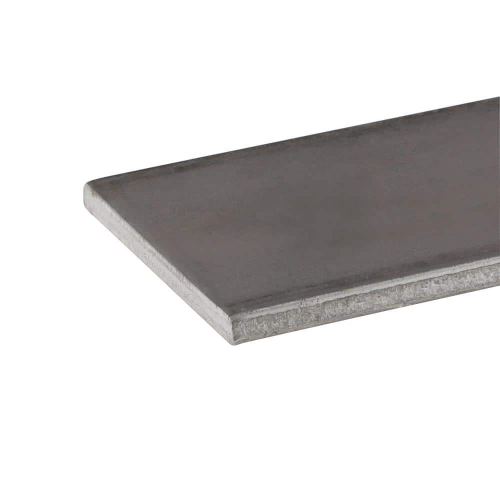 2 in. x 4 ft. – 3/16 in. Thick Plain Steel Flat Bar - Hercitys