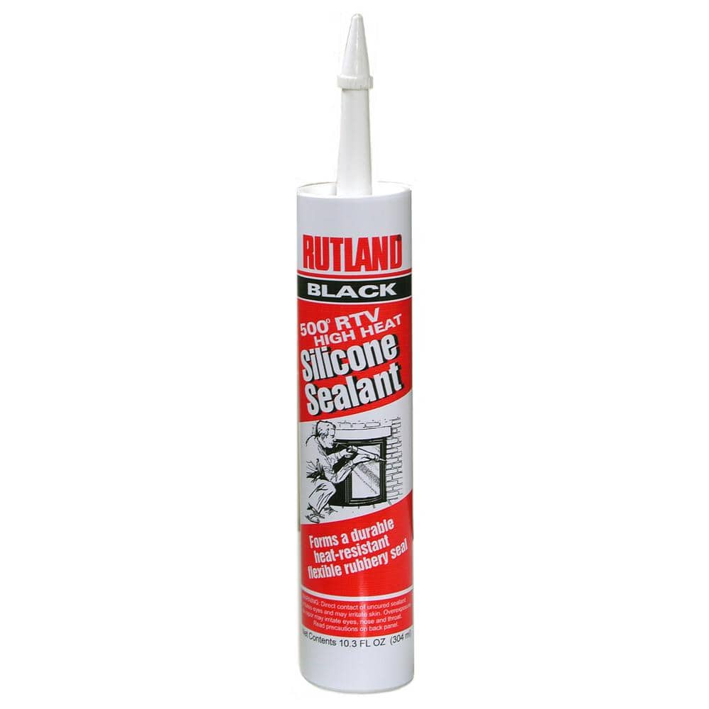 10.3 fl. oz. 500°F RTV High Heat Silicone Black Cartridge - Hercitys