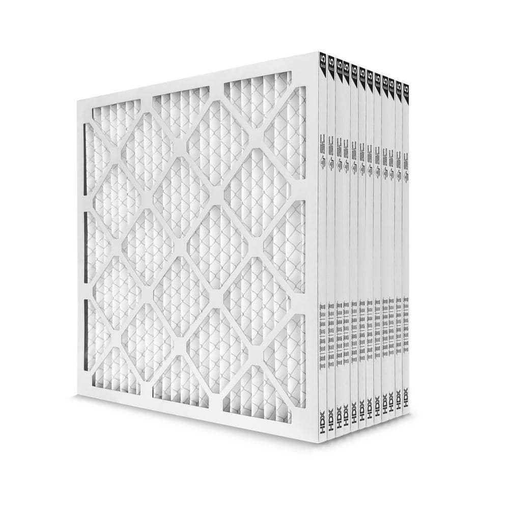 20 in. x 20 in. x 1 in. Standard Pleated Furnace Air Filter FPR 5, MERV 8 (12-Pack) - Hercitys